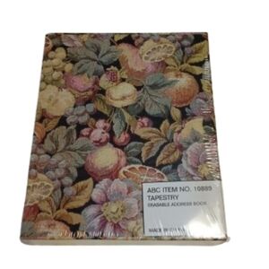 NWT ABC‎ erasable address book With A Fruit Design